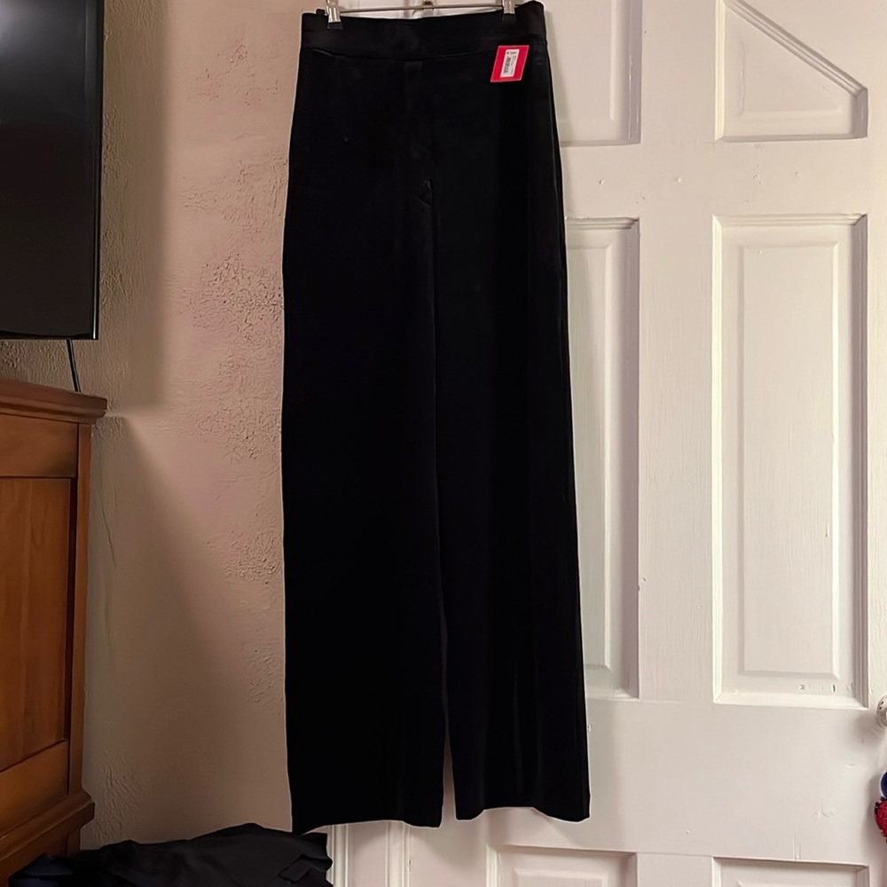 Spanx Velvet wide leg pants